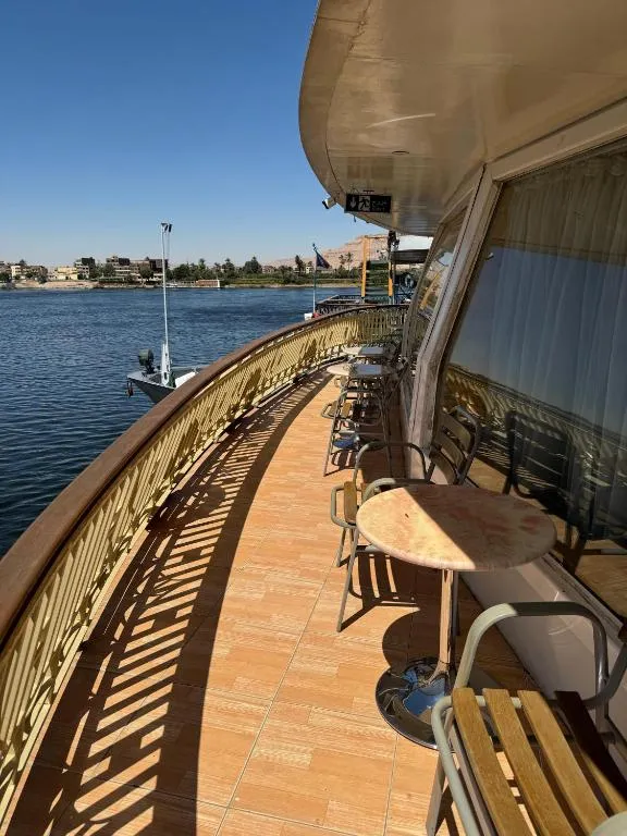 Sun deck of the Orient Tower Prestige Nile Cruise Nile cruise